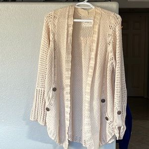 Boho hipster Gypsie,minimalist angel of the north beautiful buttons crochet